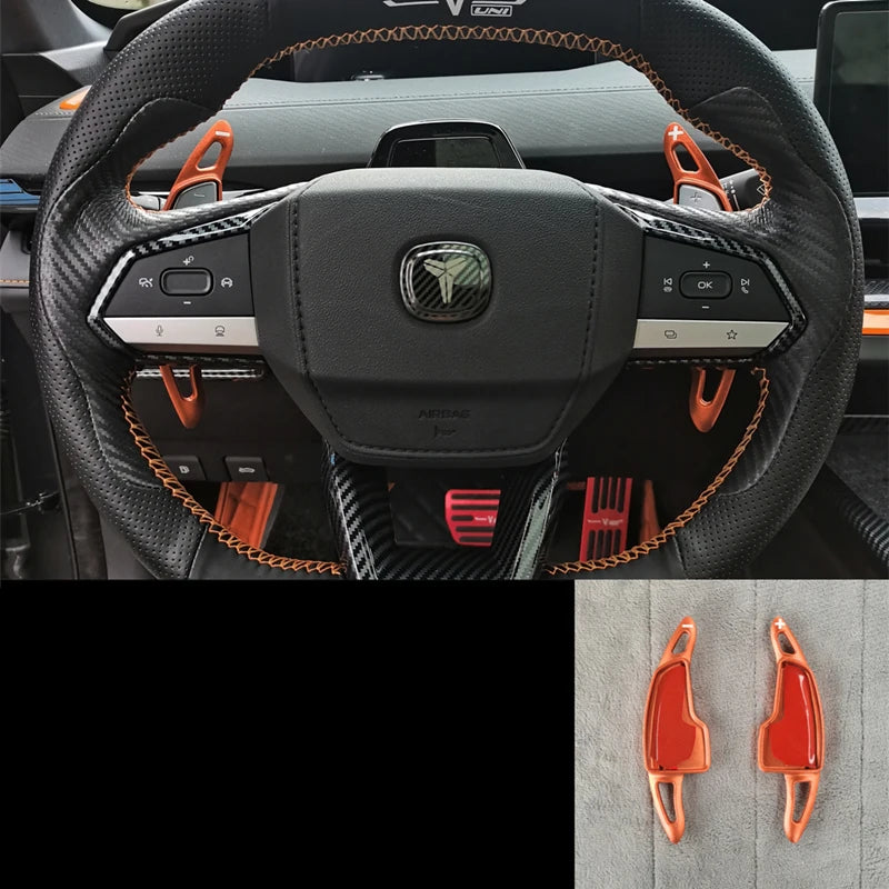 🏁 مجداف تبديل السرعات (Paddle Shifter Extension) لعجلة قيادة سيارة Changan UNI-V | موديلات 2022 – 2023